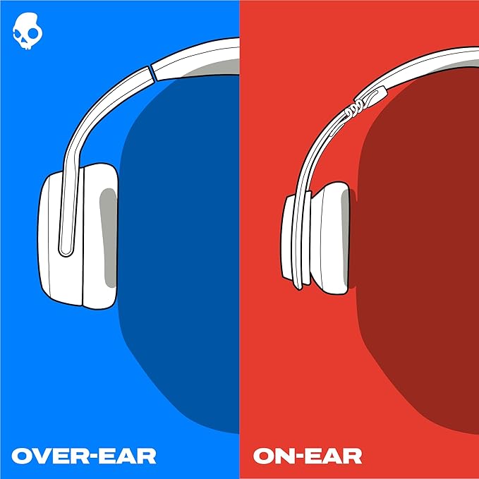 Skullcandy Hesh ANC Wireless Over-Ear Bluetooth Headphones, Active Noise Cancelling, Up to 22 Hrs Battery, Foldable Lightweight Design, Microphone for iPhone Android - True Black