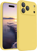 FireNova Magnetic for iPhone 17 Pro Case, Compatible with MagSafe, [Integrated Silicone Camera Control Button] [Camera Protection] Anti-Scratch Microfiber Lining Phone Case, 6.3", Yellow