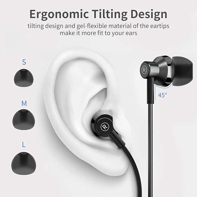 USB C Headphones for iPhone 15 Earbuds HiFi Stereo Type C Wired Earphones with Mic & Remote Control Noise Cancelling for iPhone 16 pro, iPad Pro, Galaxy S23/S22/S21/S20/Ultra Note 10/20