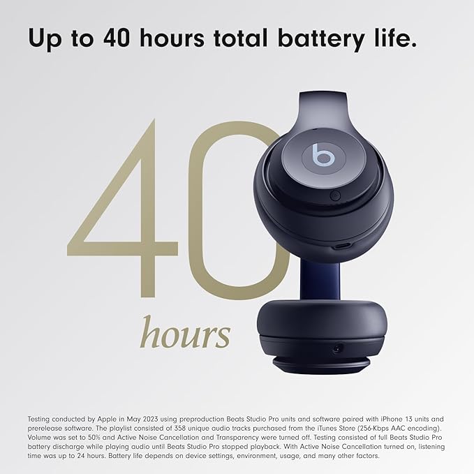 Beats Studio Pro with AppleCare+ for Headphones (2 Years) - Navy