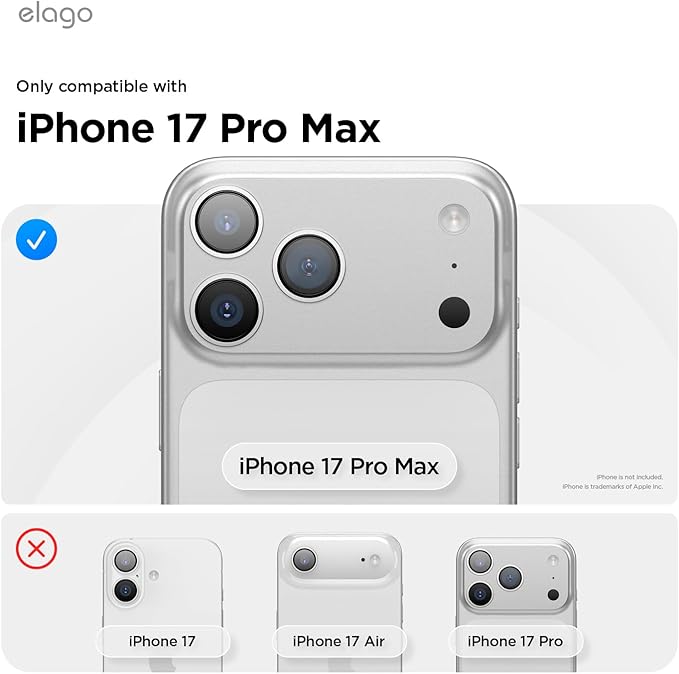 elago for iPhone 17 Pro Max Case, Premium Magnetic Silicone Case, Compatible with MagSafe, Liquid Silicone Material, Protective Cover, Shockproof, Slim Phone, 6.9 inch (Deep Purple)
