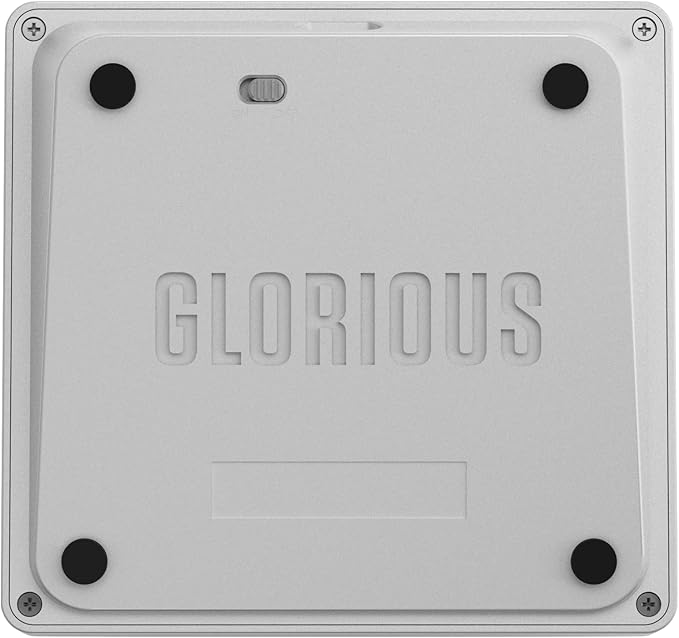 GLORIOUS GMMK Mechanical Numpad- 10 Key USB Programmable Keypad - Hot Swappable, Volume Control, RGB Backlit, Wired & Wireless Bluetooth - Laptop & Keyboard Accessories- White