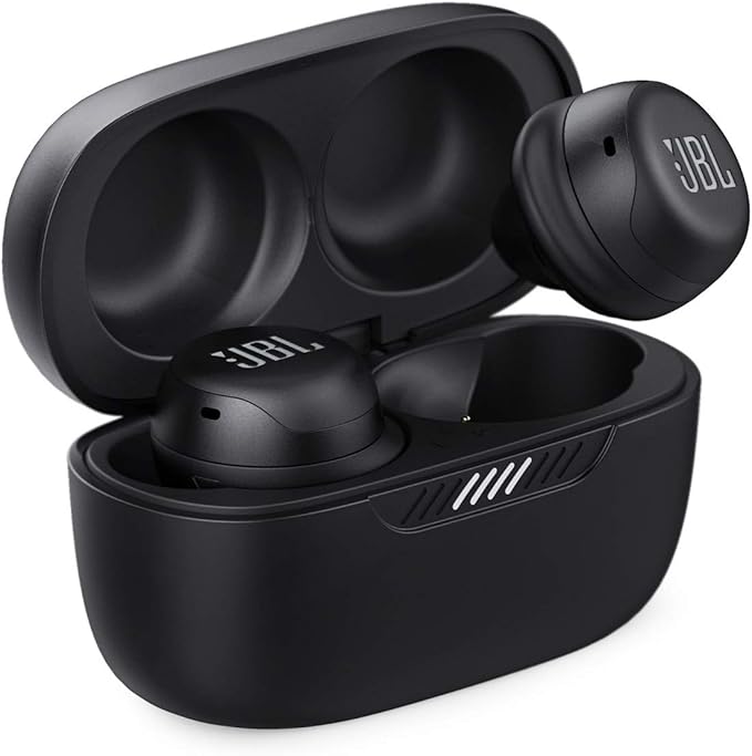 JBL Live Free NC+ - True Wireless in-Ear Noise Cancelling Bluetooth Headphones with Active Noise Cancelling, Microphone, Up to 21H Battery, Wireless Charging (Black)
