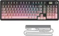 ATTACK SHARK X98PRO Wireless Mechanical Keyboard,Multi-Function Knob&TFT Screen,Tri-Mode BT/2.4GHz/USB-C Keyboard,Hot-Swappable RGB Backlit,4000mAh 98 Keys,Cloud Drive,for Win/Mac/Linux-BlackBerry