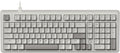 FIRSTBLOOD ONLY GAME. AK980 Retro Mechanical Keyboard - 101-Key Hot-Swappable Gasket Mount Wired Keyboard with Pre-Lubed Red Switches, Anti-Ghosting, for Office & Quiet Typing (Grey-White)
