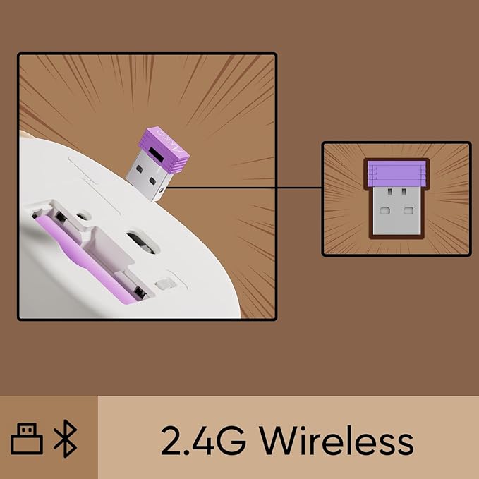 Akko Wireless Gaming Mouse Ragdoll Cat 2.4G GHz with a USB Receiver, Cute Optical Cordless Cartoon Mice for Computer/Laptop/Desktop/PC Compatible with Mac/Win