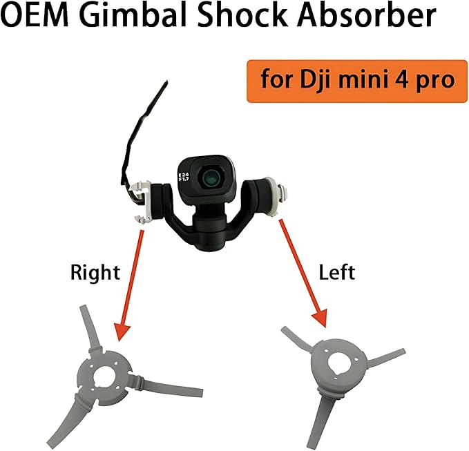 Replacement Mini 4 Pro Shock Absorption Gimbal Camera Rubber Damper Cushion Repair Parts for DJI Mini 4 Pro Drones