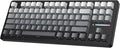 FELICON Attack Shark M87 PRO Wireless Mechanical Gaming Keyboard – 87-Key Tri-Mode (Bluetooth 5.0/2.4Ghz/USB-C), Hot-Swappable Linear Switch, RGB Backlit, 5000mAh Battery – Gray