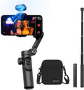 AOCHUAN 3-Axis Gimbal Stabilizer for Smartphone Smart AI XE & B10 Storage Bag & E10 Extension Rod
