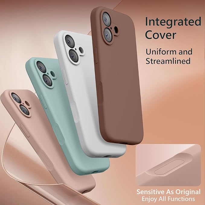 FireNova Magnetic for iPhone 17 Case, Compatible with MagSafe, [Integrated Silicone Camera Control Button] [Camera Protection] Anti-Scratch Microfiber Lining Phone Case, 6.3", Pinksand