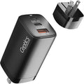 Ceptics USB C Wall Charger, 65W 3 Port PD 3.0 Ultra Compact Charger [GaN Tech], Quick Type C Charge Adapter - Small USB + Dual USB-C - USB Wall Charger for MacBook, USB C Laptops, iPad, iPhone, Galaxy