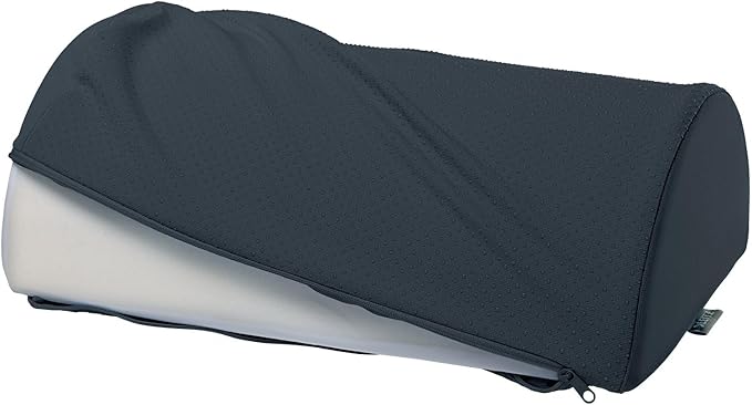 Leitz Ergo Foot Rest for Under Desk, Ergonomic, Washable Cover, Relieves Shoulder Back Lumbar and Knee Pain, Knee Support, Ankle Rocker (53710089-NA)