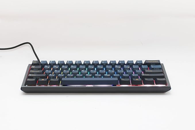 Ducky One 3 Mini Pro Nazca 8K 60% Hotswap RGB Triple Shot PBT Mechanical Keyboard - Cherry MX2A Speed Silver