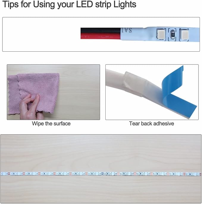 12V LED Strip Lights, 5mm Wide Ultra Narrow White 6000K 16.4ft SMD 2835 IP20 120 LEDs/M, Total 600 LEDs Rope Light Strip for Bedroom, Kitchen, Advertising Decoration