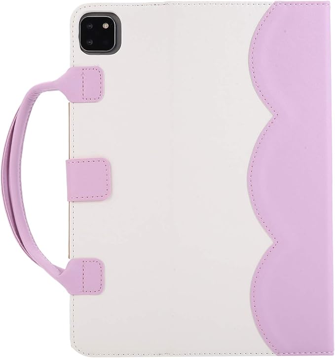 Handbag Case for iPad Pro 11" (2018-2025) & iPad Air 11 2024 2025/Air 10.9", Techcircle Cute Bowknot Pocket Wallet Folio Stand PU Leather Carrying Case, Auto Sleep/Wake, Pink