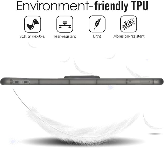 Slim Case for iPad (A16) 11th Generation 11 Inch 2025 / iPad 10th Generation 10.9 Inch 2022, Built-in Kickstand Non-Slip Shockproof Rugged Protective for iPad 11th 10th Gen, Black