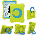 Kids EVA Case for iPad | Multi-Direction Stable Stand | Compatible with 10.5-Inch iPad Air 2019 (3rd Generation) (Green+Blue)