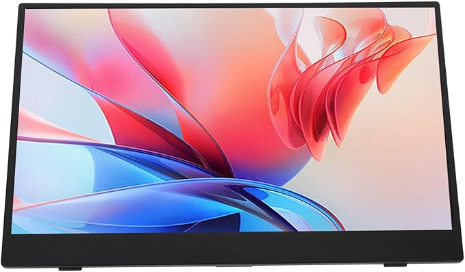 4K Portable Monitor 13.3" - 400 Nits Brightness HDR Display for Gaming, Work and Travel with Builtin Speakers (Grey)