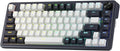 Redragon K673 PRO 75% Wireless Gasket RGB Gaming Keyboard, 3-Modes 81 Keys Compact Mechanical Keyboard Hot-Swap Socket, Dedicated Knob Control and 5-Layer Noise Dampening, Linear Red Switch
