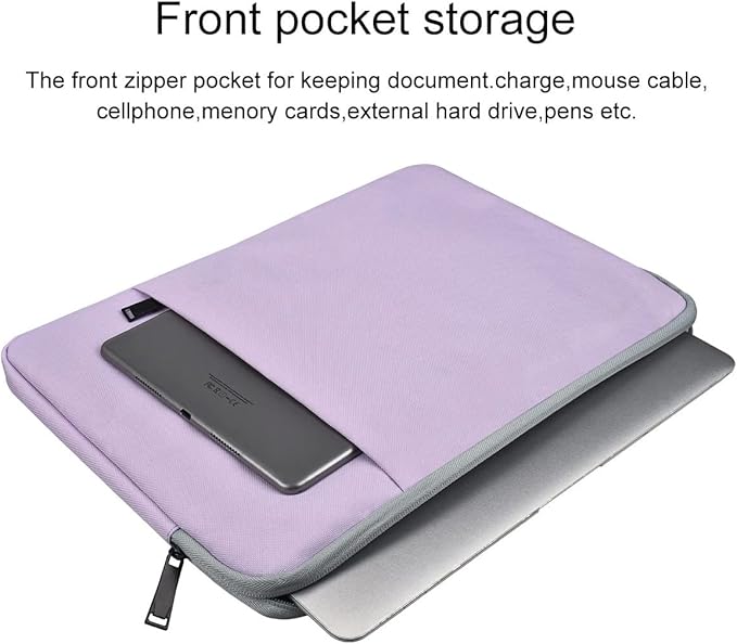 15.6 16 inch Laptop Case Sleeve for HP 15.6 Laptop, HP Omnibook 16, Lenovo Yoga 7i 16/Ideapad Pro 16/Legion Pro 16, Dell Inspiron Plus 16, Samsung Galaxy Book 16 Computer Bag(Purple)