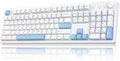 MechLands Vibe108 Full Size Mechanical Keyboard with Knob & Multimedia Buttons, Wireless Gaming Keyboard with 10000mAh Battery, RGB Backlits, 104 Keys Hot Swappable, Custom Driver (Vela Silent Switch)