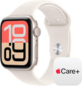 Apple Watch SE 3 [GPS 44mm] Smartwatch with Starlight Aluminium Case with Starlight Sport Band - M/L. Fitness and Sleep Trackers, Heart Rate Monitor with AppleCare+ (2 Years)