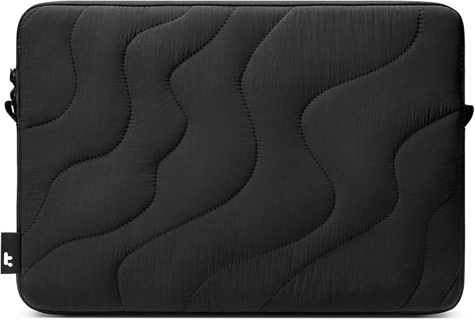 tomtoc 360 Protective Puffy Laptop Sleeve for 13-inch MacBook Air M5/A3449(2026)/M4/M3/M2 A3240 A3113, MacBook Neo A18 & MacBook Pro M2/M1, Quilted Soft Puffer Bag for 13-inch Surface Pro Copilot+PC