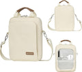 7-9 Inch Tablet Sleeve Bag, Ipad Bag for iPad mini 6/5/4/3/2,Samsung Galaxy Tab A7 Lite 8.7" / Tab A 8.0",Kindle 2022/10/9/8/7/6,eReader,with Removable Shoulder Strap (Beige)