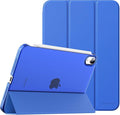 MoKo for iPad mini 7 (A17 Pro) Generation Case 2024, iPad mini 6 Case 2021, 8.3-inch Slim Lightweight Protective Hard Back PC Shell Stand Cover Support Touch ID, Auto Wake/Sleep, Cobalt Blue