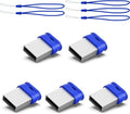 K&ZZ 64GB Flash Drive 5 Pack USB 3.0 Thumb Drive Jump Drive Plug and Play Mini USB Drive Memory Stick Portable Data Storage