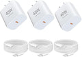 i Phone USB C Fast Charger, 3Pack 40W USB C Wall Charger with 6FT Cable for i Phone 17/17 Plus/17 Pro/17 Pro Max/16/16 Plus/16 Pro/16 Pro Max/15/15 Plus/15 Pro/15 Pro Max