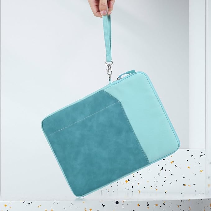 CAAORDKSO 11.6 inch Laptop Sleeve Case for Acer Chromebook, ASUS Vivobook, HP Stream, Samsung Chromebook 11.6 - Blue