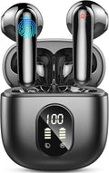 Wireless Earbuds, Bluetooth 5.3 Headphones in Ear 50H Playback Hi-Fi Stereo Ear Buds 4 ENC Mics, Bluetooth Earbud LED Display Charging Case 2024 Wireless Earphones IP7 Waterproof Sport for Android iOS