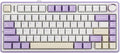 EPOMAKER x Aula F75 Gasket Mechanical Keyboard, 75% Wireless Hot Swappable Gaming Keyboard with Five-Layer Padding&Knob, BT/2.4GHz/USB-C, RGB (Purple, LEOBOG Reaper Switch)