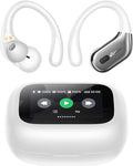 Wireless Earbuds Sports Bluetooth Headphones: Sweatproof & Waterproof, 40H Playtime Stereo Deep Bass Over Ear Buds with Earhooks, Easy Button Controls, Secure Fit Earphones for Gym Running Workout