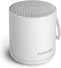 FUNLOGY Portable Mini2 Bluetooth Speaker, Wireless Portable Speaker with Deep Bass, IPX7 Waterproof, TWS Stereo Pairing, Built-in Mic, Small Speaker for Shower, Outdoor, Travel, White