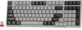 Redragon BK7114 Low-Profile Wireless Computer Keyboard, 98 Keys Slim Office PC Scissors Mechanism Keyboard w/ 2.4G BT Wireless Connection, Tactile Quiet Keystroke, Mixed Color Keycaps