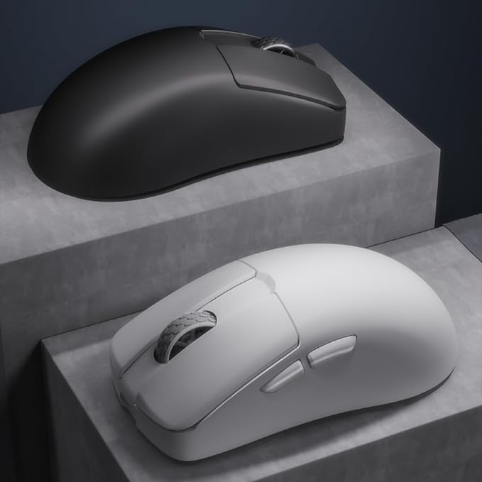 MOTOSPEED X1 4K Mini Wireless Gaming Mouse,Tri-Mode 2.4G/USB-C/Bluetooth Mouse Up to 26000DPI,PAW3395 Optical Sensor Lightweight 48g,5 programmable Button,Computer Mouse for Laptop,PC,Mac-Black