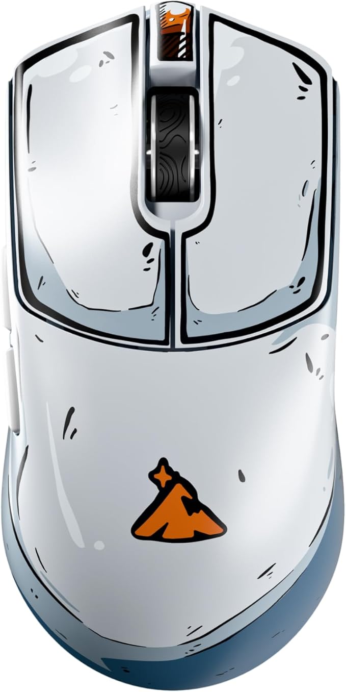 Higround Yuma Wireless Mouse - CELSHADE, Lightweight Gaming Mice, PIXART 3395 Sensor, 26K DPI, 650 IPS, 50G Acceleration, Up to 70 Hours Battery Life, 4KHz Wireless Polling Rate with Motion Sync