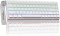 AULA WIN68 HE Mechanical Gaming Keyboard 60%, Hall Effect Magnetic Switch, Fast Trigger Mode Adjustable Actuation, 8000Hz Polling Rate, RGB Backlit, Wired White Keyboard for Laptop/PC Gamer