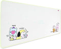 Hamee BT21 My Little Buddy Series Desk Mat [Laptop Computer Gaming Mouse Mat] [Large Office Accessories] [Cute Non-Slip Rubber Base Mouse Pad] [Desk Pad] Cooky CHIMMY SHOOKY MANG, 12" x 30"