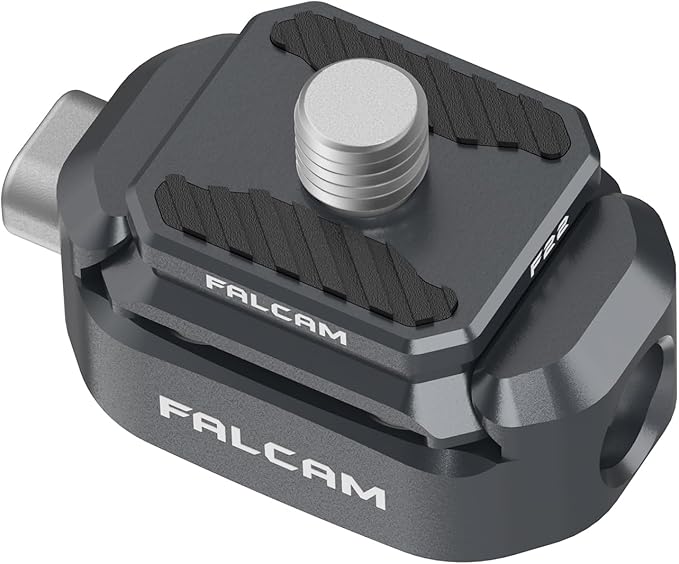 FALCAM F22 Quick Release Kit for Insta360, Plate and Clip, Camera Mounting Adapter Kit for 360 Action Camera - 2564