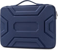 DOMISO 15.6 inch Laptop Sleeve Shoulder Bag Shockproof Computer Bag Waterproof EVA Protective Carrying Case for 16" MacBook Pro/Max M2 M1 2019-2023,15"-16" HP Dell Asus Laptop,Dell XPS 15,Dark Blue