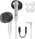 KZ Duet USB C Headphones, Wired Earbuds for Samsung S25 S24 S23 FE S22 S21 S20 A53 A54 Type C Noise Isolating Fit IEM Built-in DSP Sound Card with EQ for iPhone 17 16 Pro Pixel 9 Pro (Black, DSP)