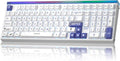 AULA Hero 99 Wired Gaming Keyboard, Hall Effect Keyboard with Rapid Trigger Mode, Hot Swappable Magnetic Switch Keyboard with Number Pad, Web Driver,RGB Backlit Mechanical Keyboard for Office PC Gamer