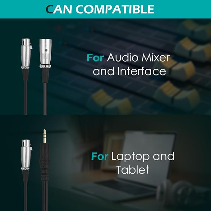 Sherr 2 Pack XLR Condenser Microphone Professional Studio Cardioid Microphone Kit Include Cardioid Mics Shock Stand Windproof Cotton Blowout Net Metal Stand Male Female Cable for Podcasting Record