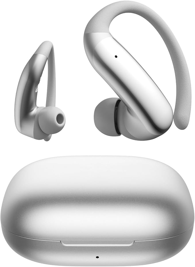 Sport Earbuds with Ear Hook 66hrs Playtime with LED Display Case, Wireless Bluetooth 6.0, Sports Over The Ear Earbuds, IPX4 Gym Workout Running Headphones, Deep Bass & Stereo Sound.