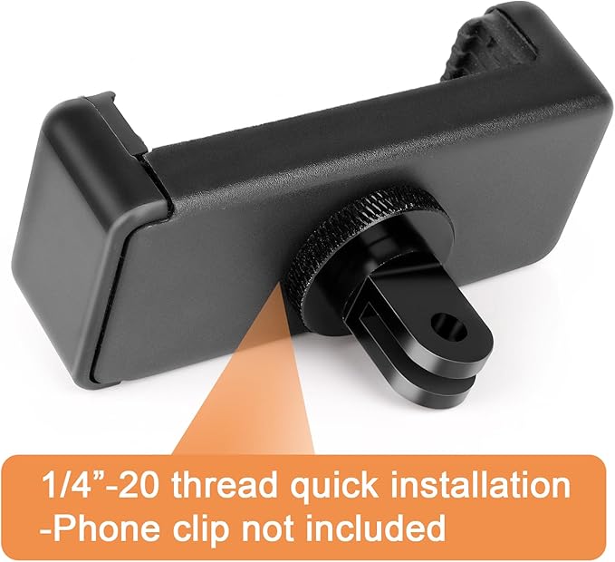 Tripod Mount Adapter for Gopro, Camera 1/4”-20 Tripod Mount for Insta 360/Gopro Hero/Sony Xiaomi yi Sjcam Action Cameras and Other Standard 1/4 Accessories