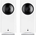 Wyze Cam Pan v2 360° Pet Camera with Phone App PTZ Indoor Smart Security Camera for Dog Cat Baby Elderly Monitoring, 2-Pack