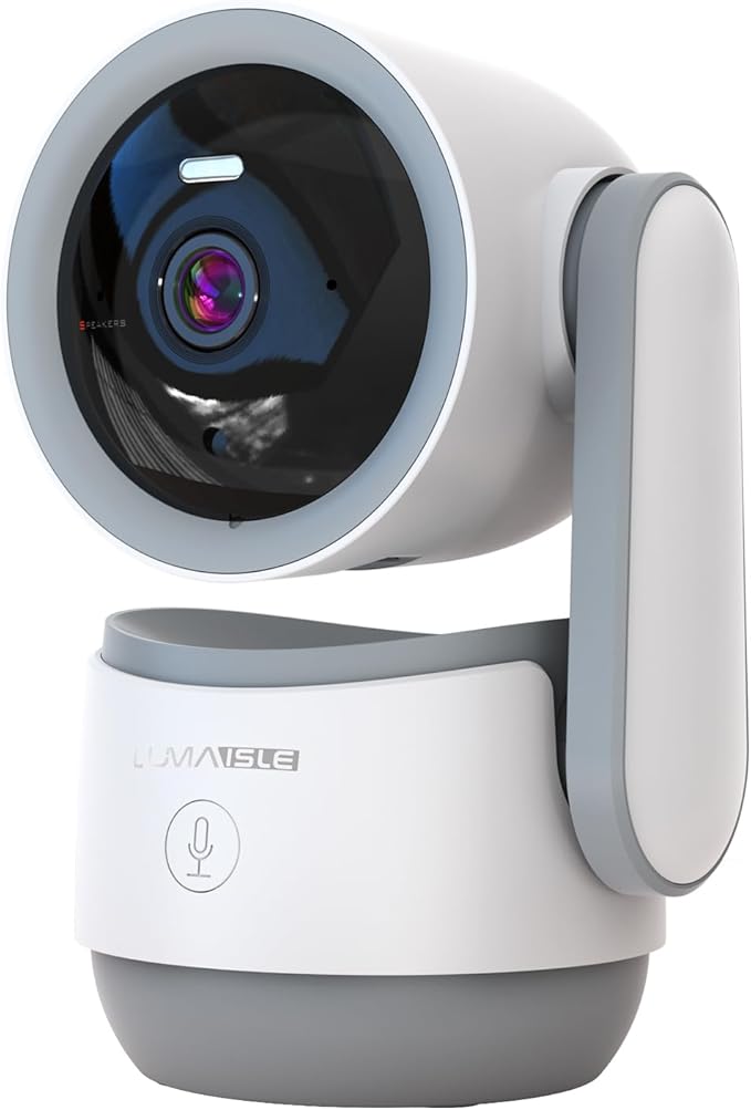Indoor PTZ Camera with Privacy Mode, 2K 3MP Pan/Tilt Security Camera for Home, 32GB TF Card Included, No Subscription, Dual-Band 5G/2.4G WiFi, AI Motion Detection, Night Vision, 2-Way Audio,Siren